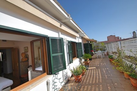 Luminoso ático con terraza